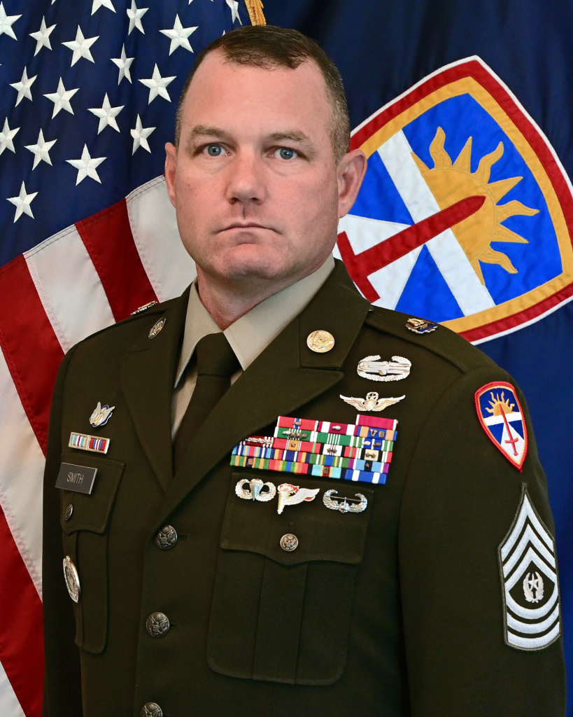 CSM Bradford Smith, ATEC Command Sergeant Major CSM Bradford Smith, ATEC Command Sergeant Major